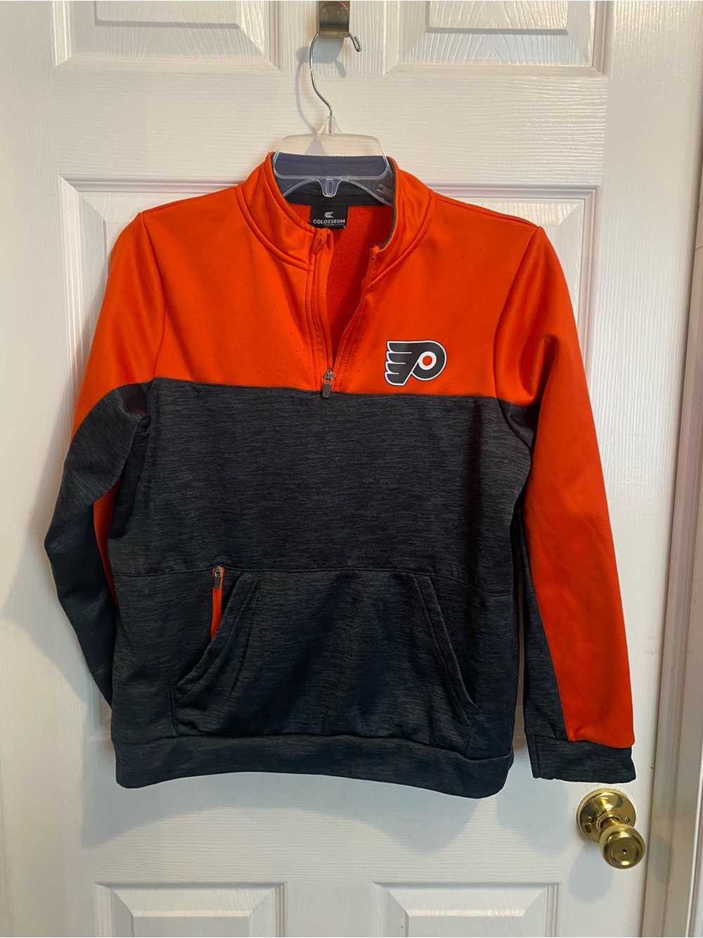 Philly Flyers Youth Orange/black Pullover